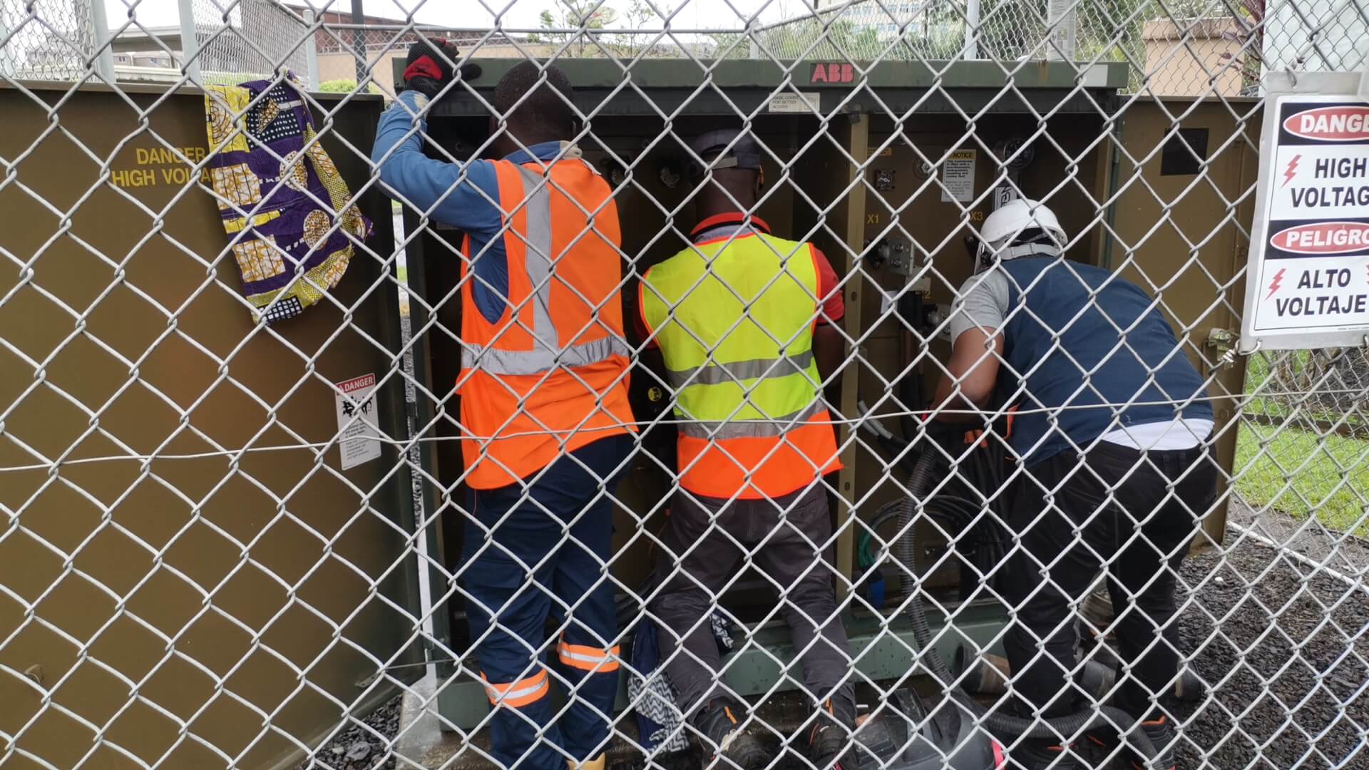 Image du projet de maintenance préventive à l'ambassade américaine de Malabo